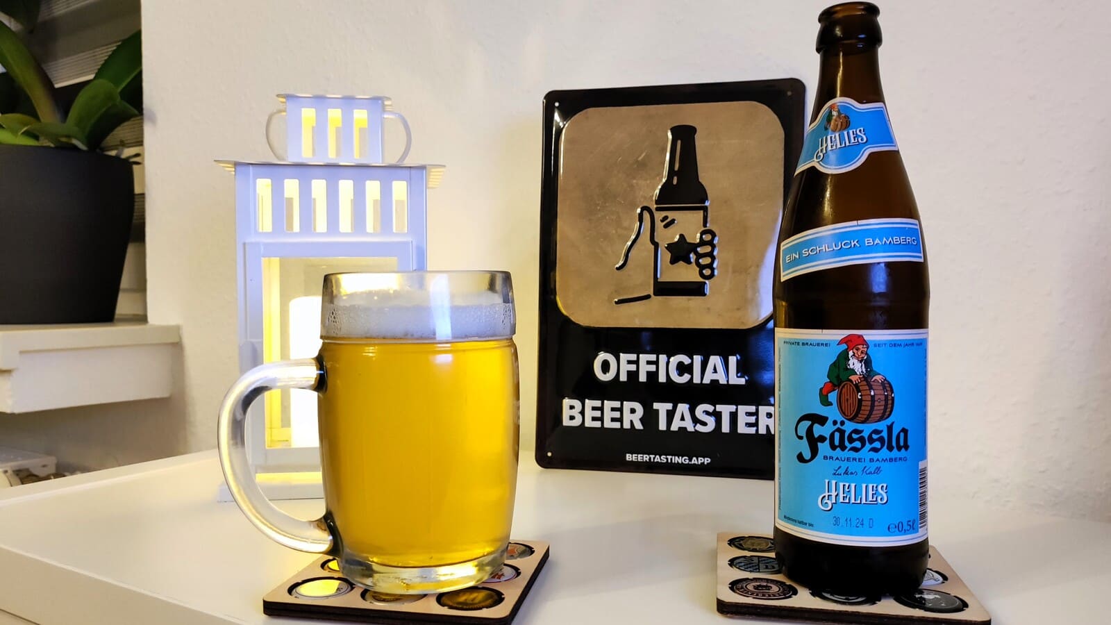 Brauerei Fässla Helles im Glas