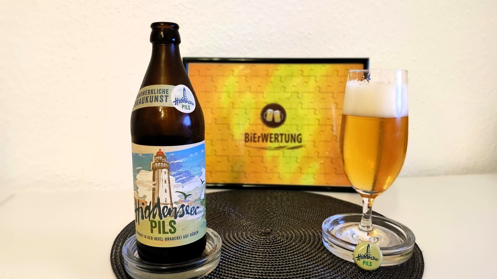 Hiddenseer Pils im Glas