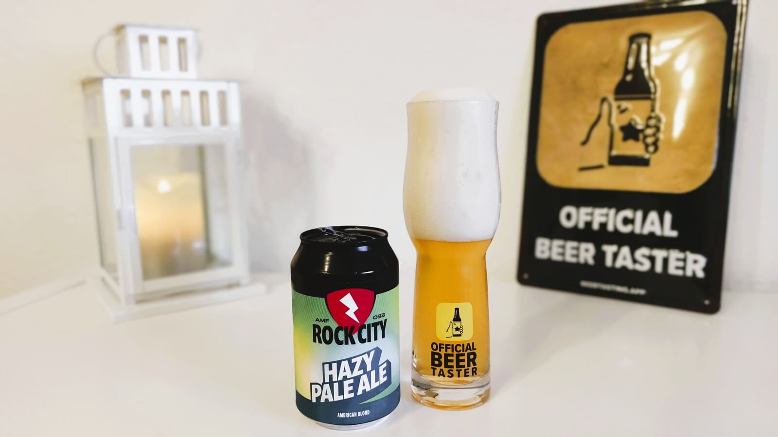 Rock City Hazy Pale Ale im Glas