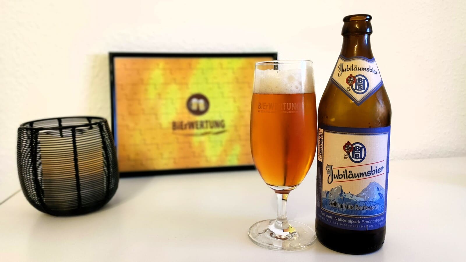 Berchtesgadener Jubiläumsbier im Glas